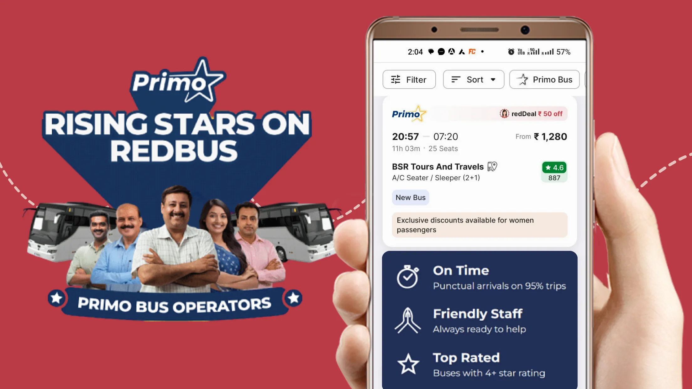 redBus Book Bus, Train Tickets | Indus Appstore | Screenshot