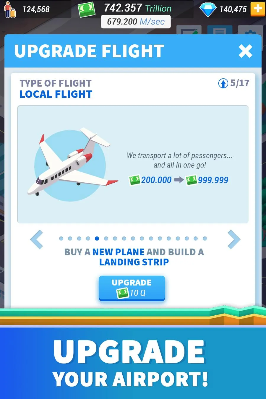 Idle Airport Tycoon - Planes | Indus Appstore | Screenshot