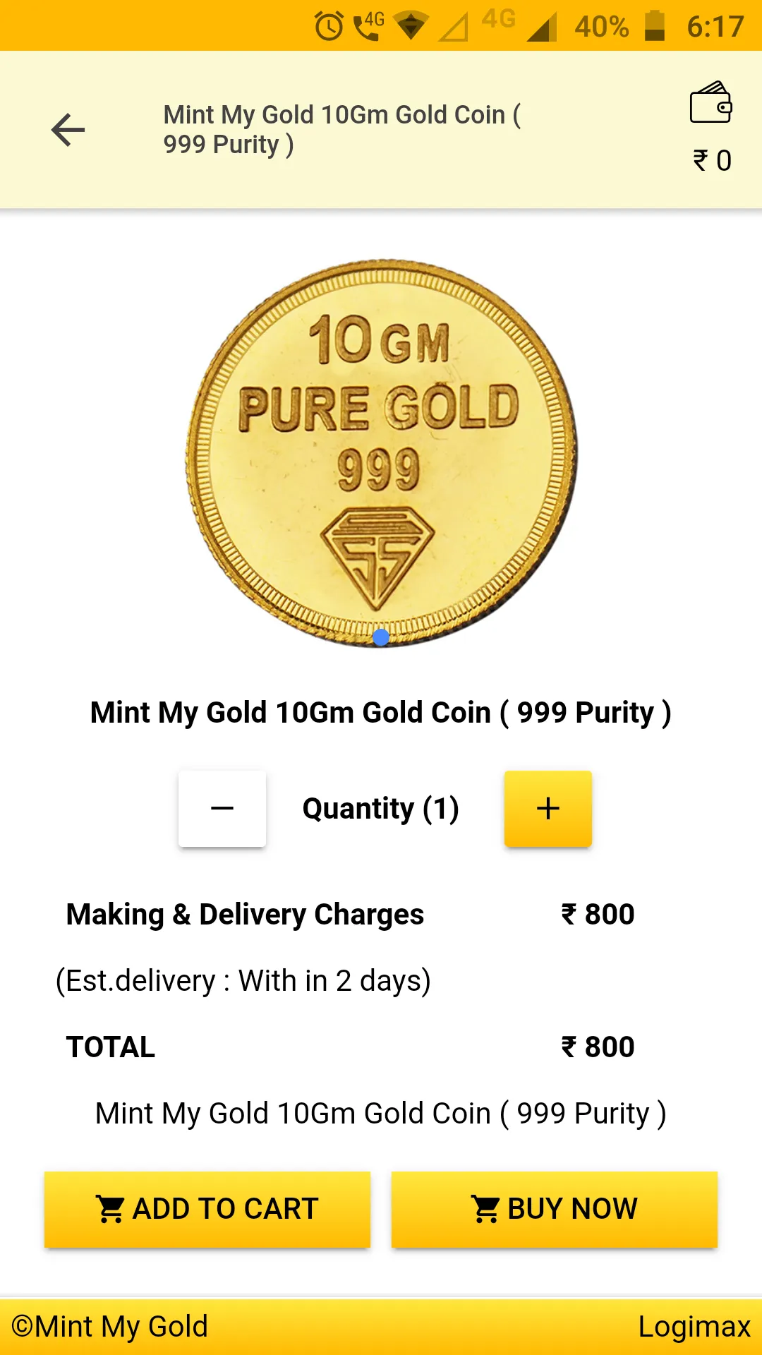 Mint My Gold | Indus Appstore | Screenshot