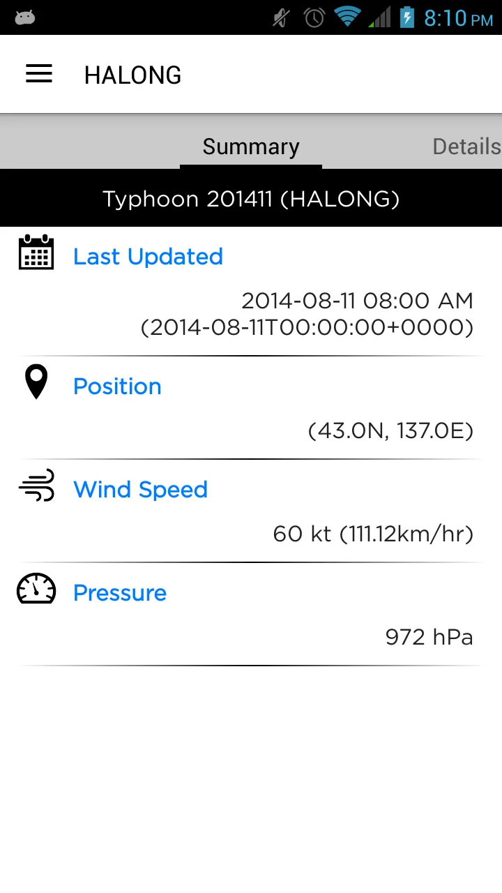 Typhoon Tracker | Indus Appstore | Screenshot