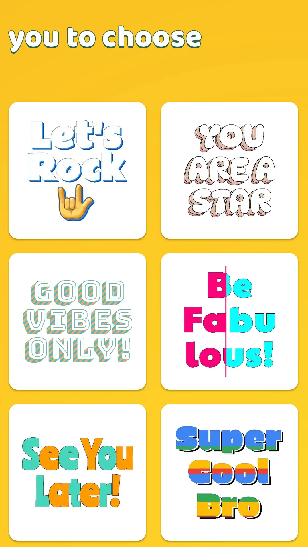 Animated Text Sticker Maker | Indus Appstore | Screenshot