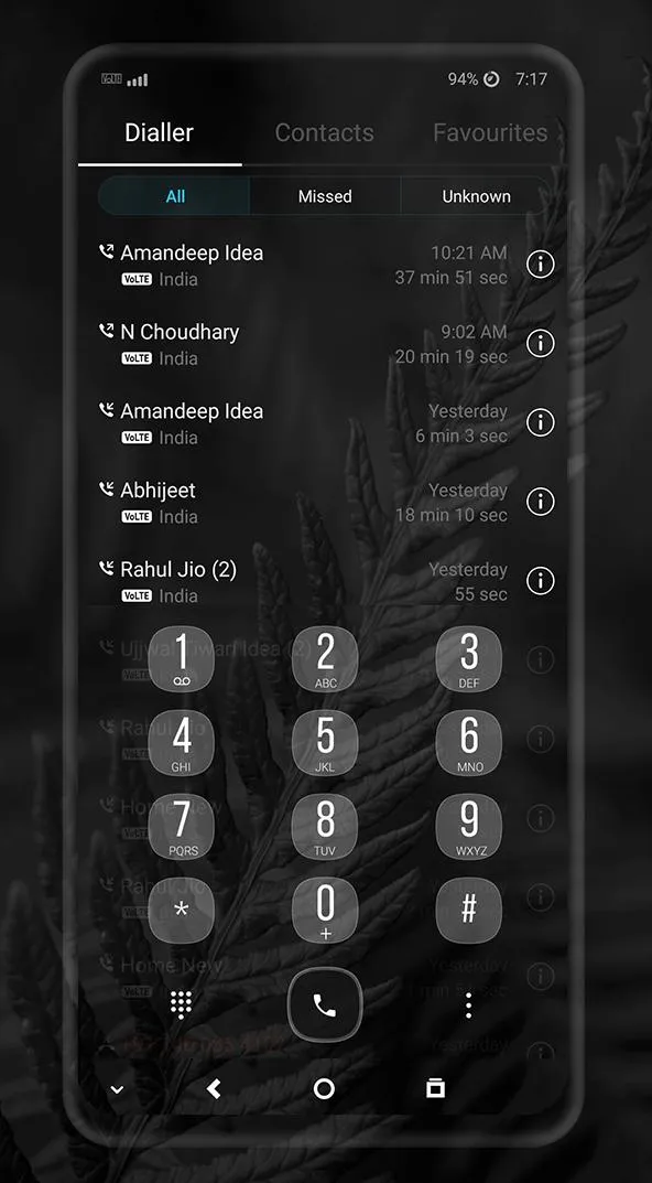 Retro Leaves EMUI 5/8/9 Theme | Indus Appstore | Screenshot