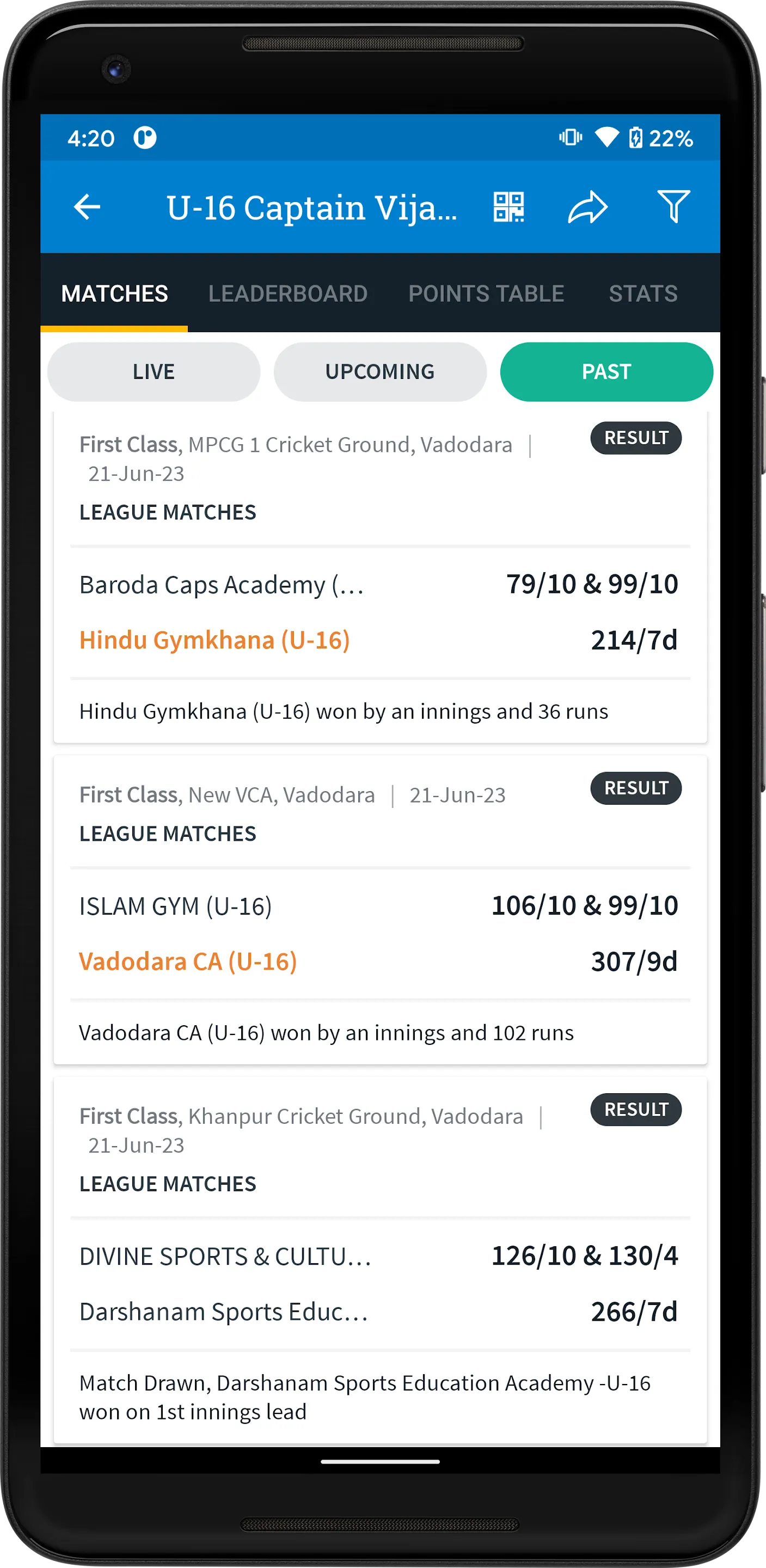 Baroda Cricket Association-BCA | Indus Appstore | Screenshot