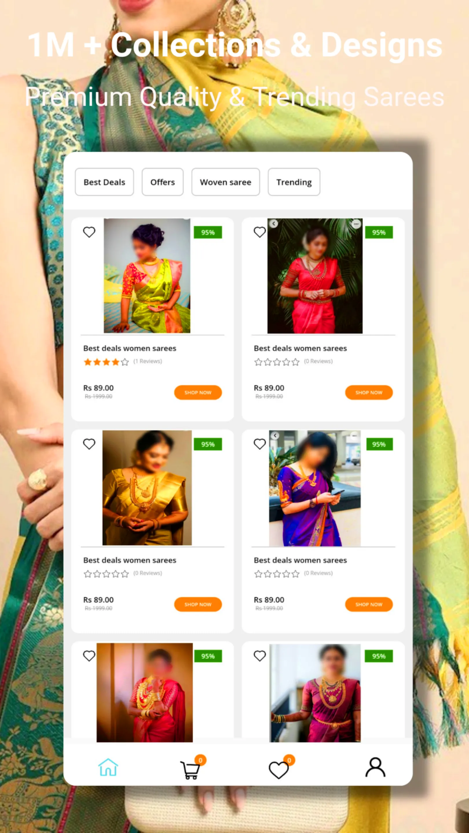 Saree Online Shopping | Indus Appstore | Screenshot