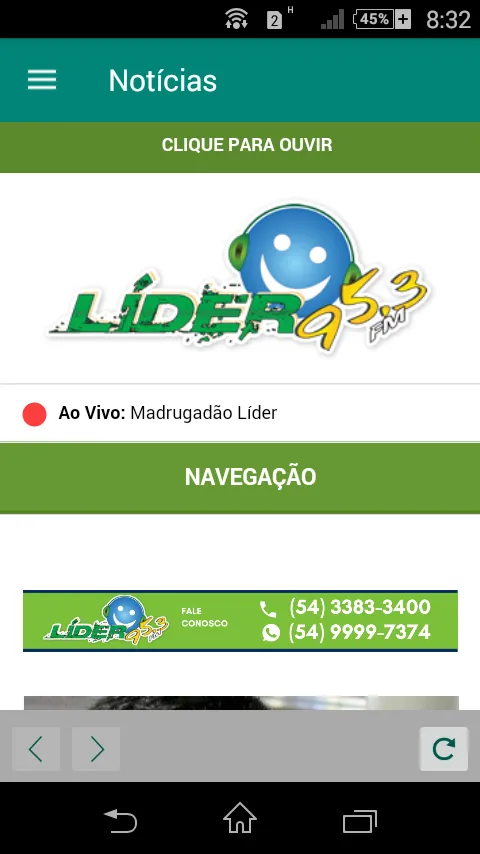 Rádio Lider FM | Indus Appstore | Screenshot