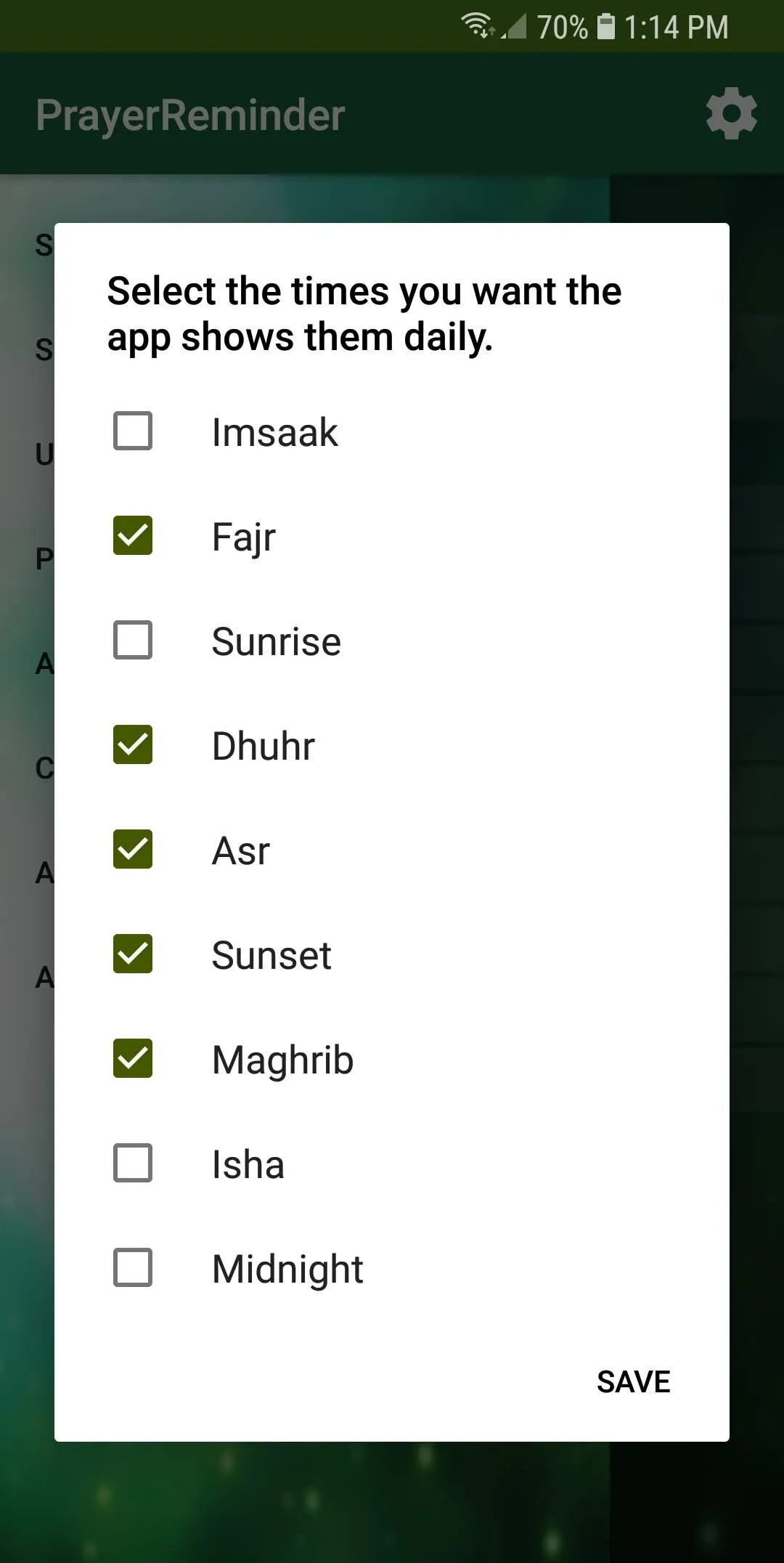 Prayer Reminder | Indus Appstore | Screenshot