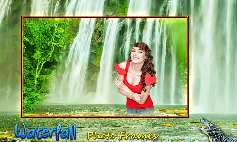 Waterfall Photo Frames SM | Indus Appstore | Screenshot