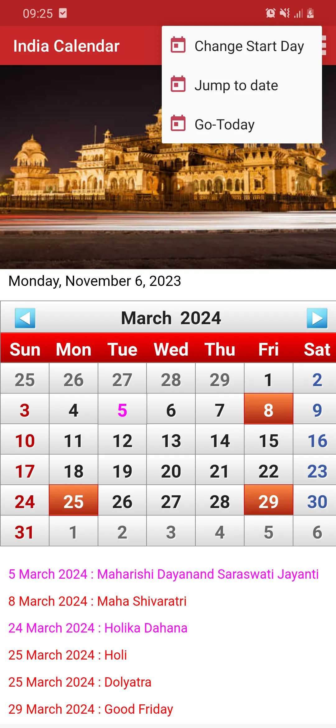 India Calendar 2024 | Indus Appstore | Screenshot