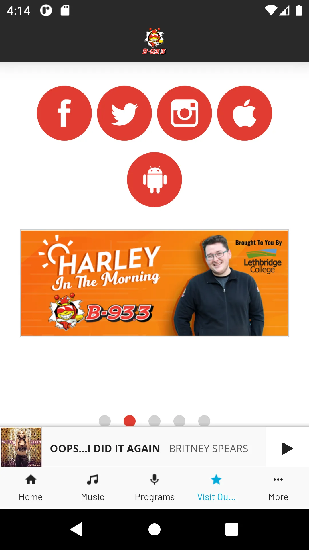 B93.3 Hit Music Now! | Indus Appstore | Screenshot