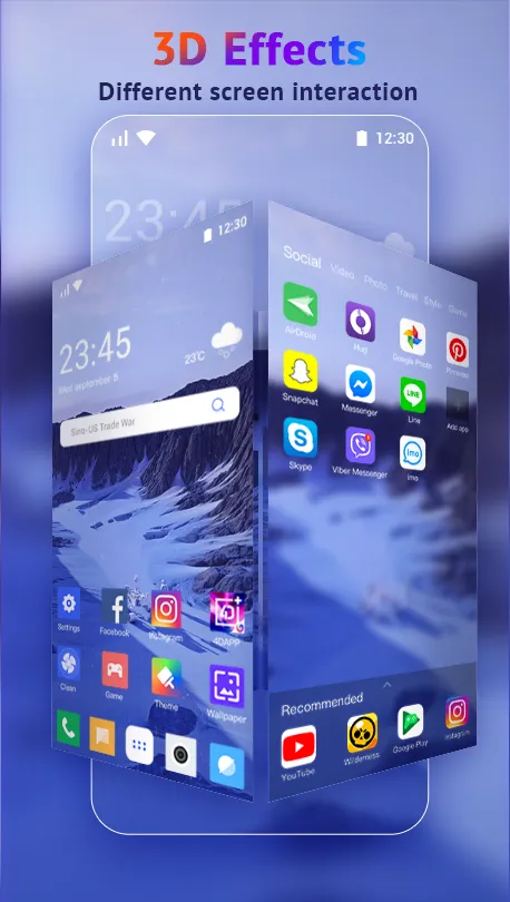 U Launcher Lite-Hide apps | Indus Appstore | Screenshot