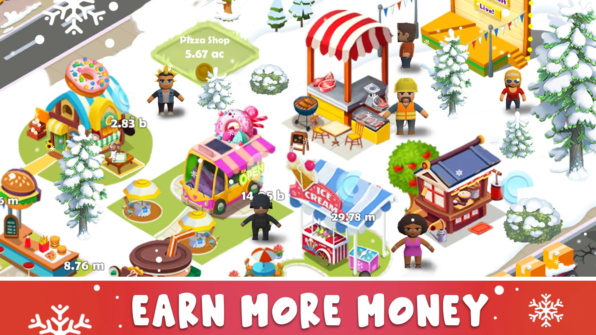 Idle Food Stalls Tycoon | Indus Appstore | Screenshot