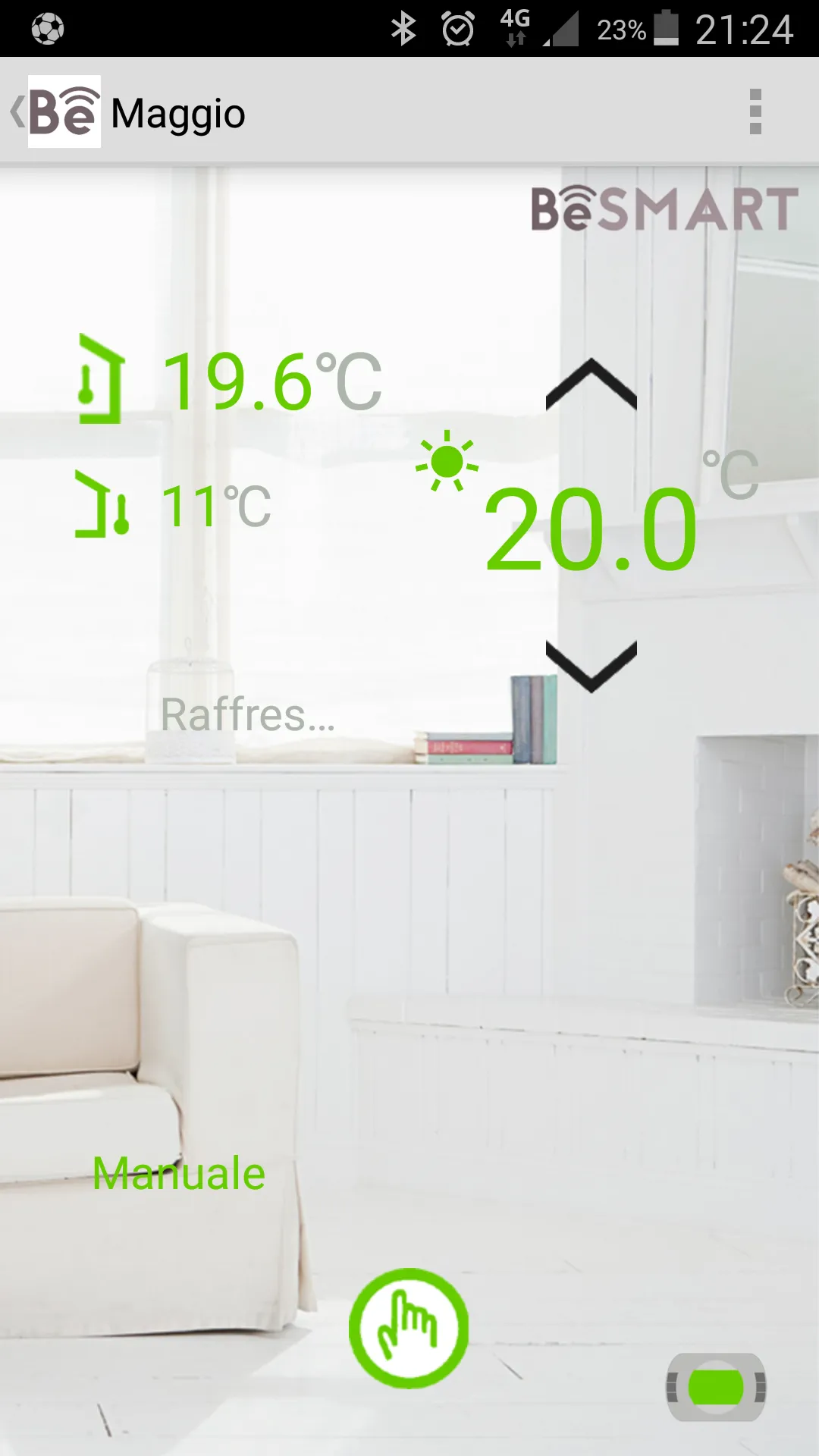 BeSMART Thermostat | Indus Appstore | Screenshot