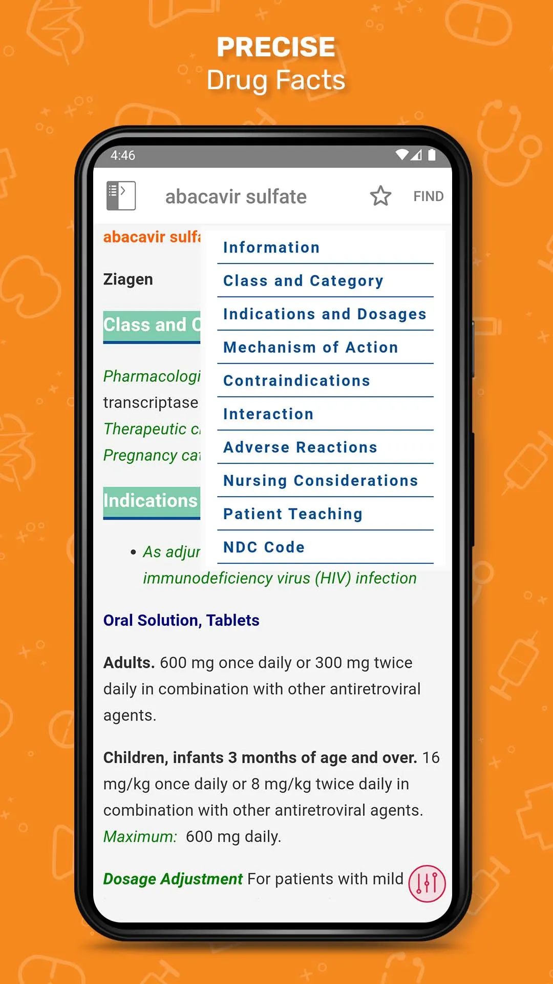 Nurse’s Drug Handbook App | Indus Appstore | Screenshot