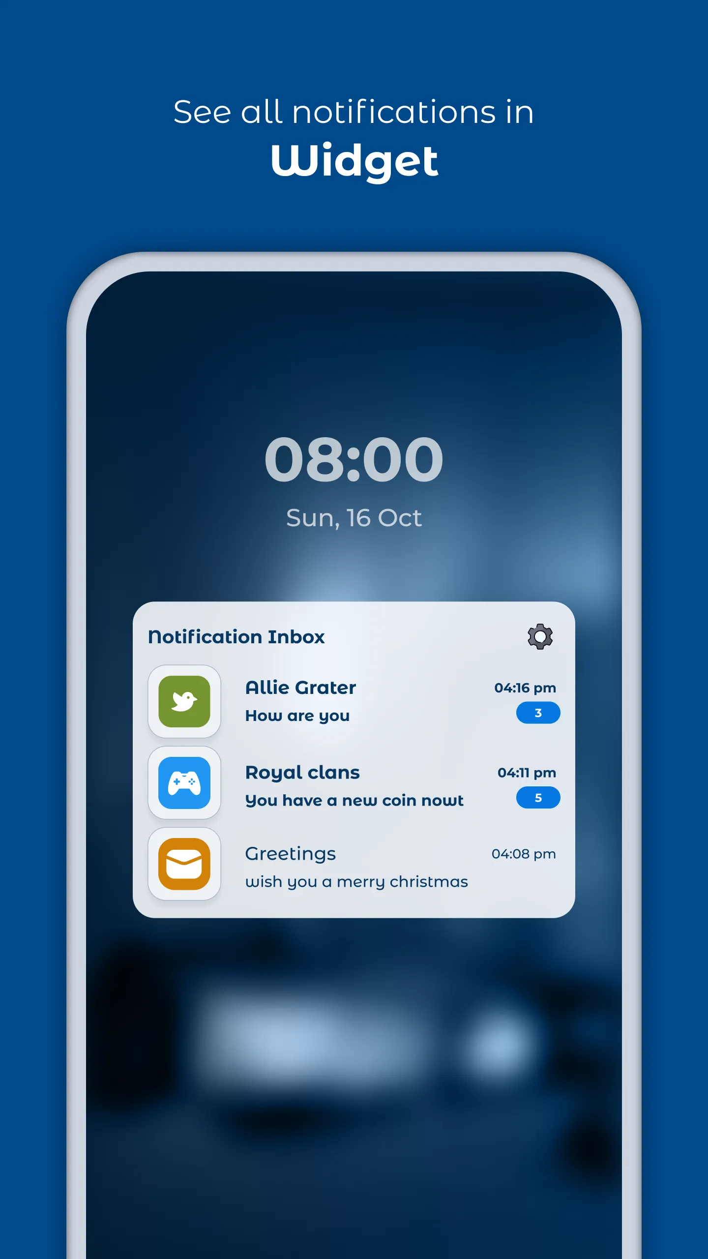 Notification Box Widget | Indus Appstore | Screenshot