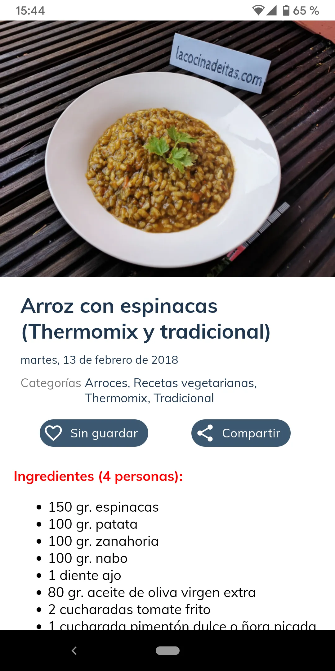 La cocina de Itas | Indus Appstore | Screenshot