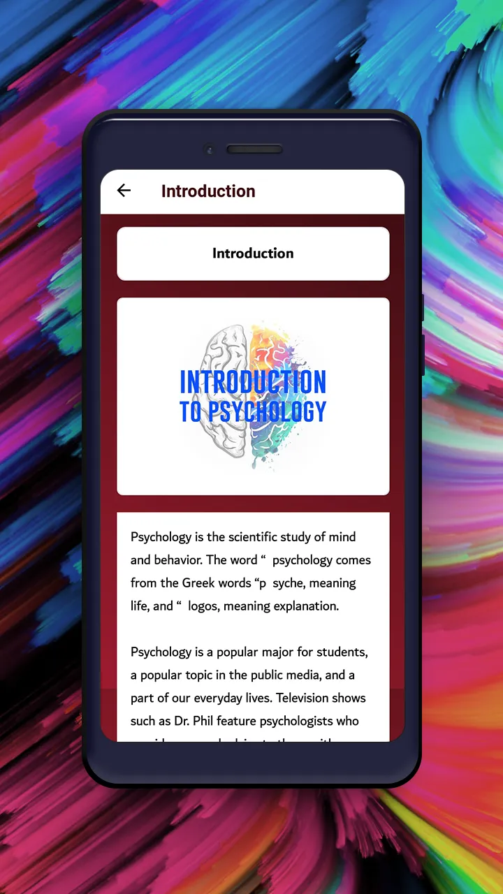 Study Psychology | Indus Appstore | Screenshot