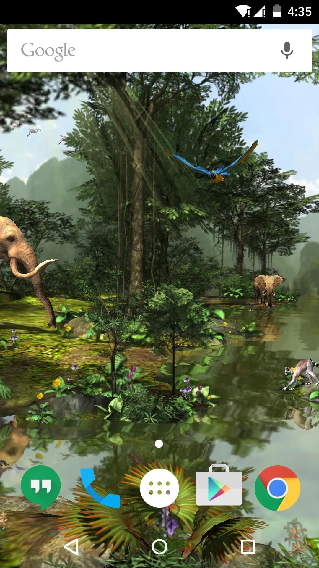 3D Rainforest Live Wallpaper | Indus Appstore | Screenshot