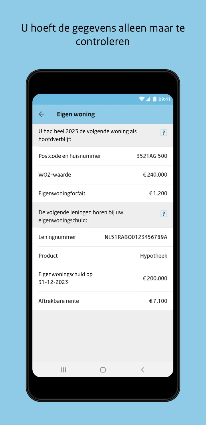 Aangifte Inkomstenbelasting | Indus Appstore | Screenshot