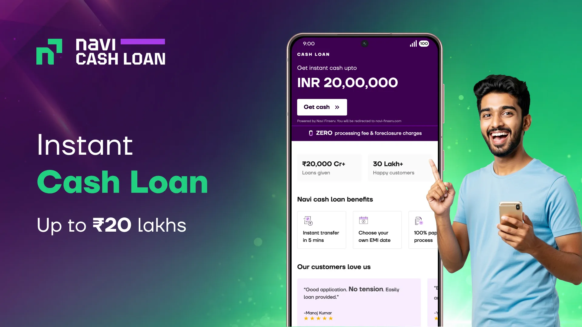 Navi: UPI, Investments & Loans | Indus Appstore | Screenshot