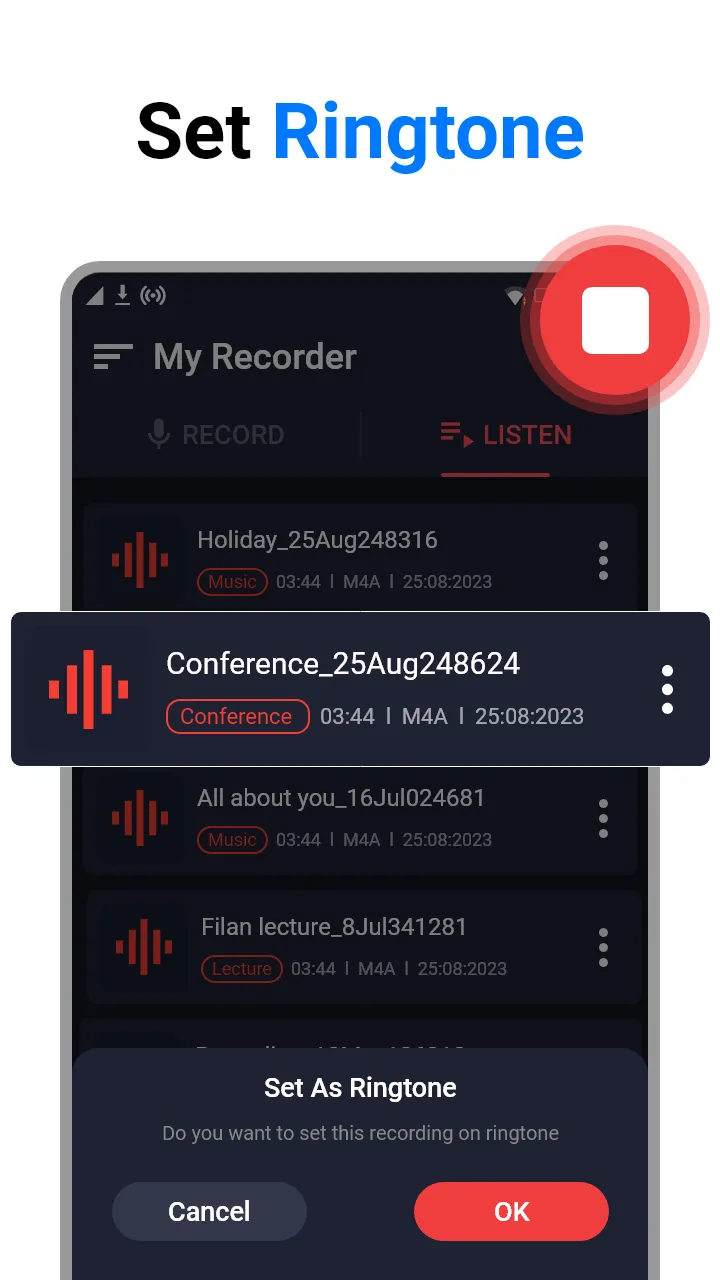 Voice Recorder - Voice Memos | Indus Appstore | Screenshot