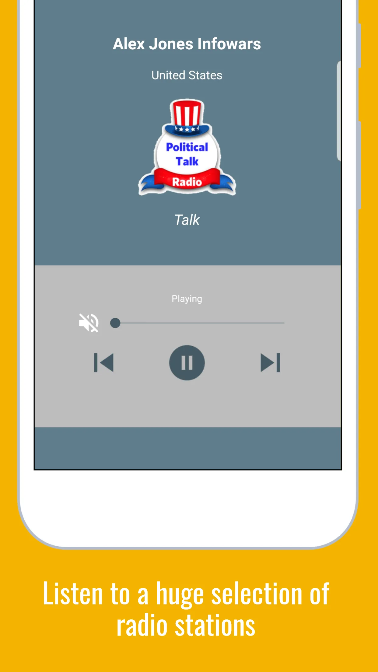 USA Political Talk Radio | Indus Appstore | Screenshot