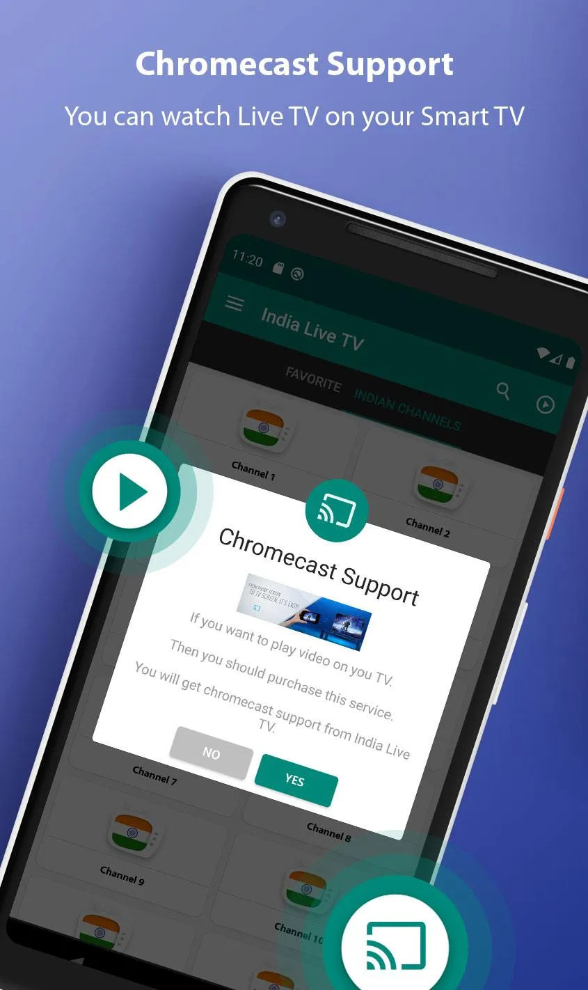 India - Live IPTV Channels | Indus Appstore | Screenshot