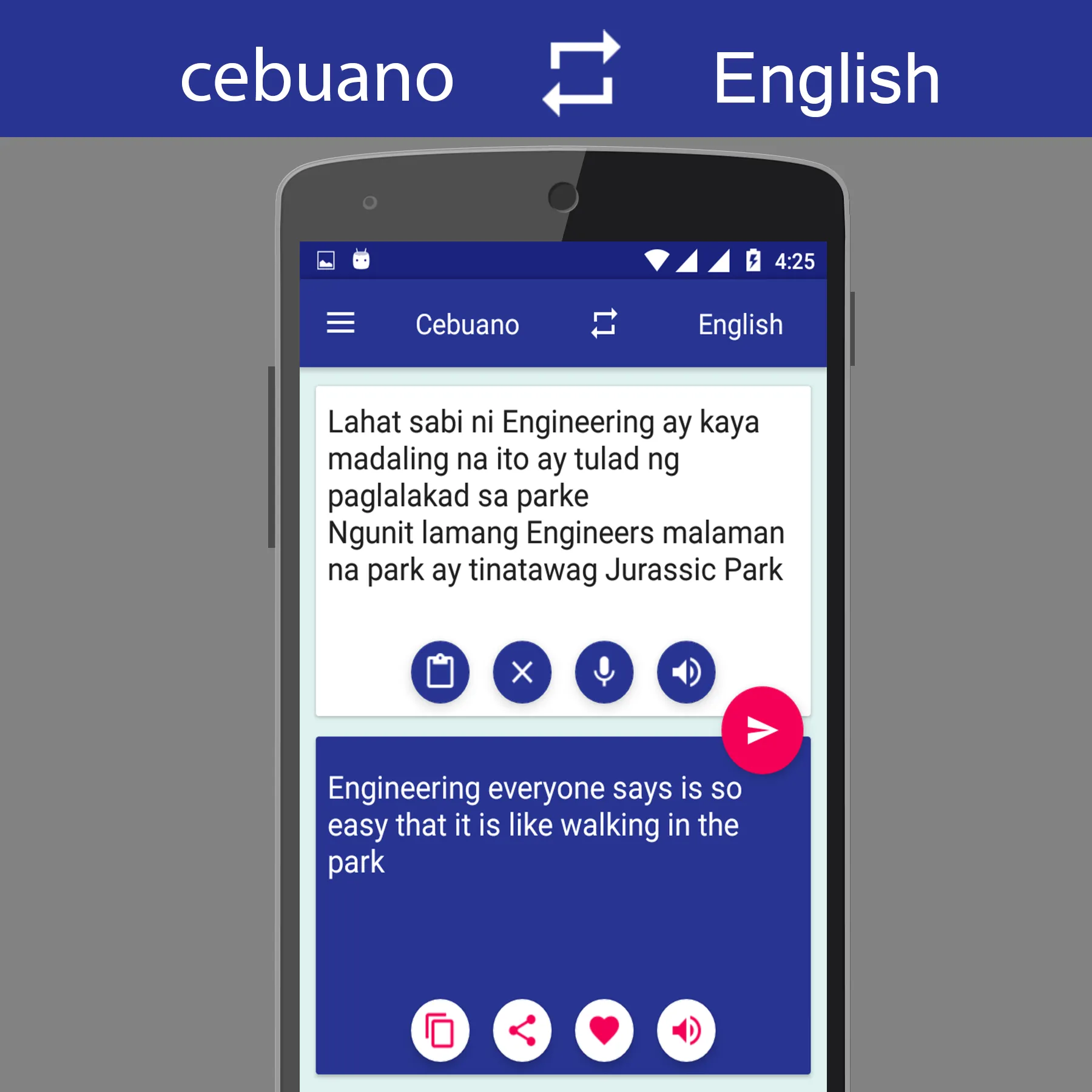 Cebuano English Translator | Indus Appstore | Screenshot