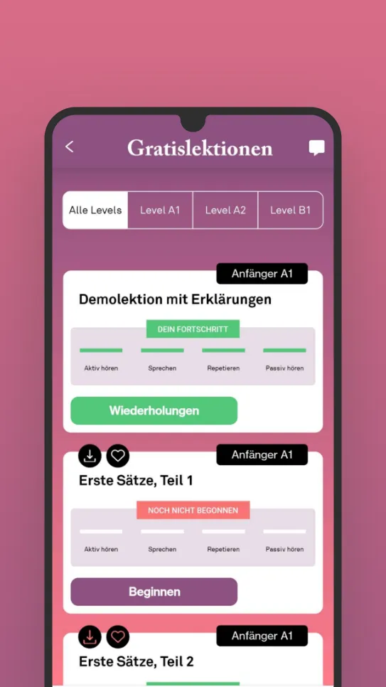 Birlingo Sprachkurse | Indus Appstore | Screenshot