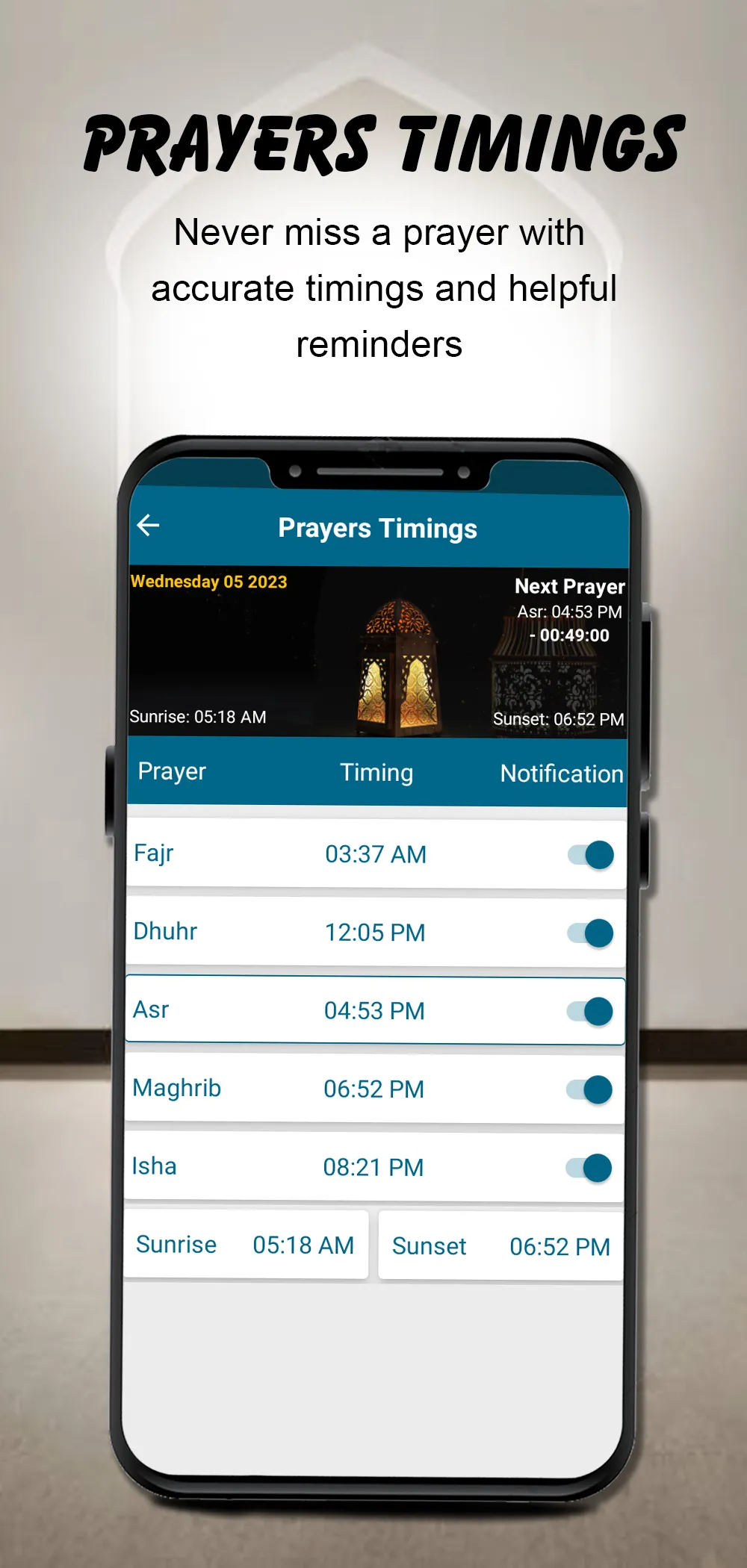 Asma Ul Husna  Namaz Timings | Indus Appstore | Screenshot