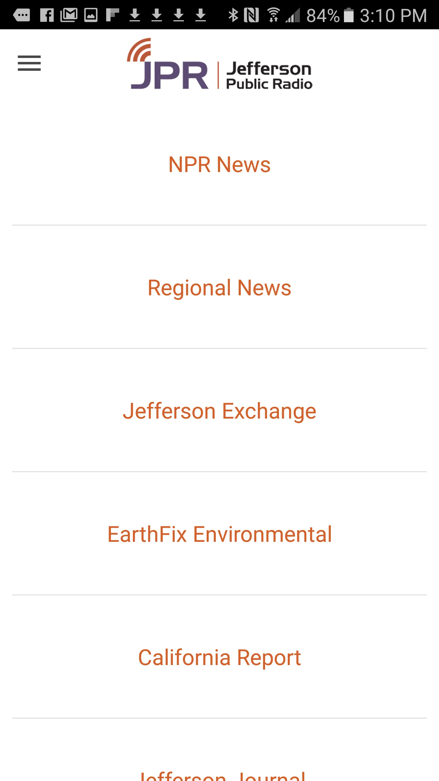 Jefferson Public Radio | Indus Appstore | Screenshot