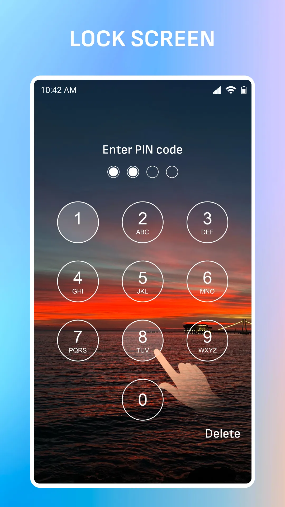 Lock screen passcode | Indus Appstore | Screenshot