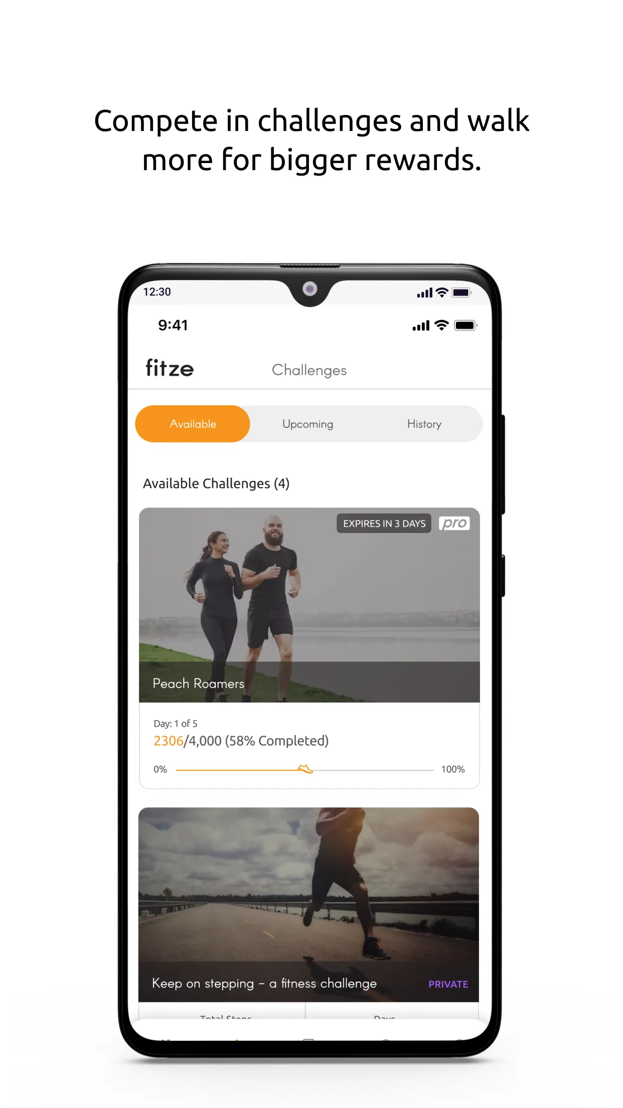 Fitze-Get Rewarded for Walking | Indus Appstore | Screenshot