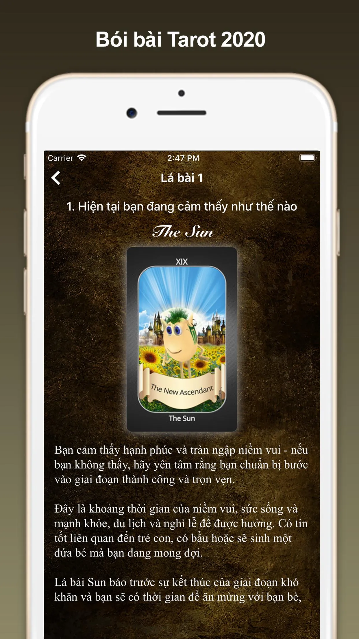 Bói bài tarot 2020 | Indus Appstore | Screenshot