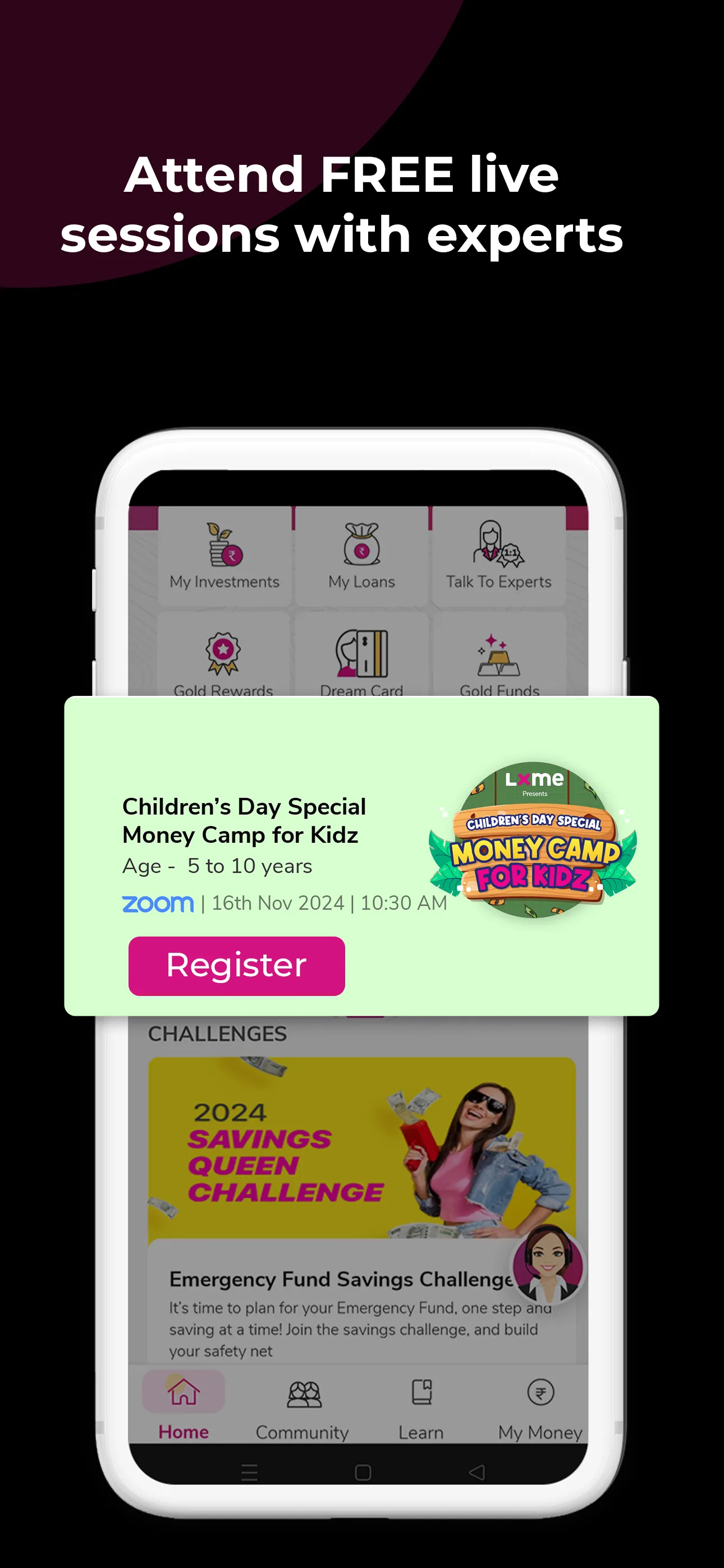 Lxme: Women’s Finance App. | Indus Appstore | Screenshot