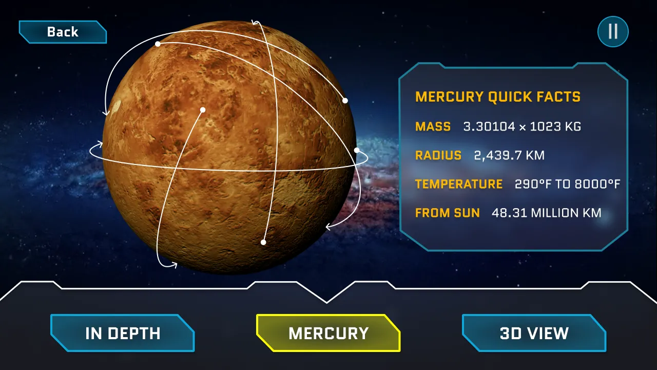 Solar System Planets 3D View | Indus Appstore | Screenshot