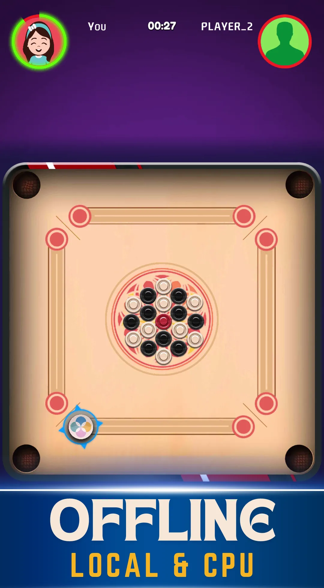 Carrom Board Stars 3D | Indus Appstore | Screenshot