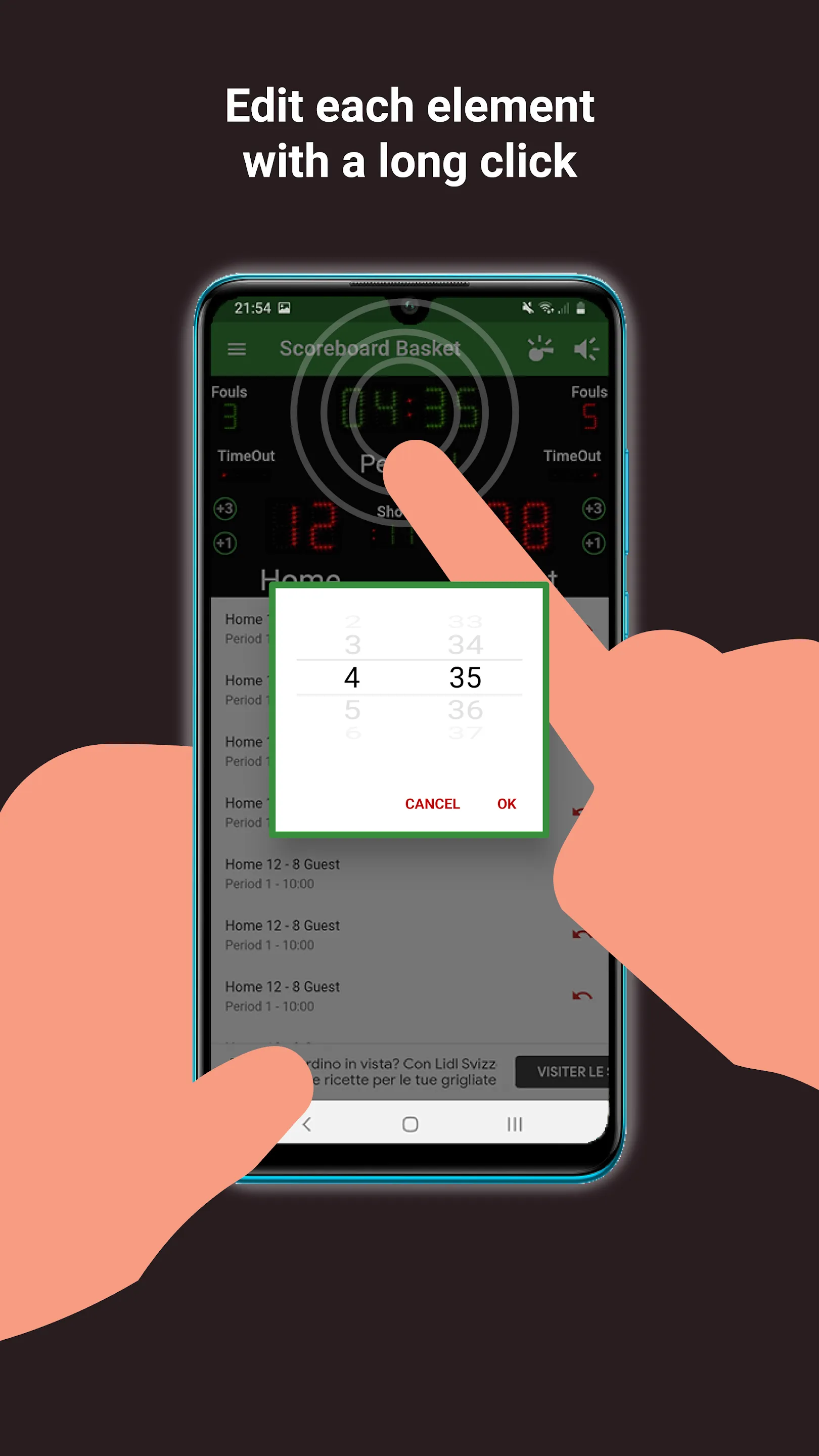 Scoreboard Basket | Indus Appstore | Screenshot