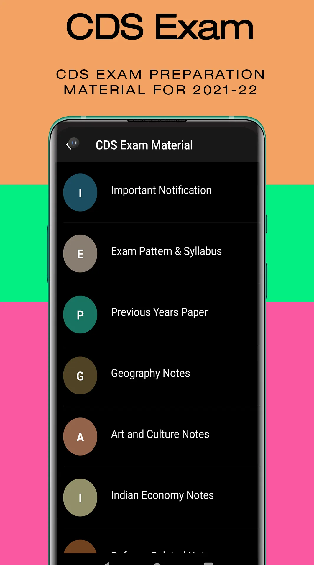 Defence Exam Notes Papers 2024 | Indus Appstore | Screenshot