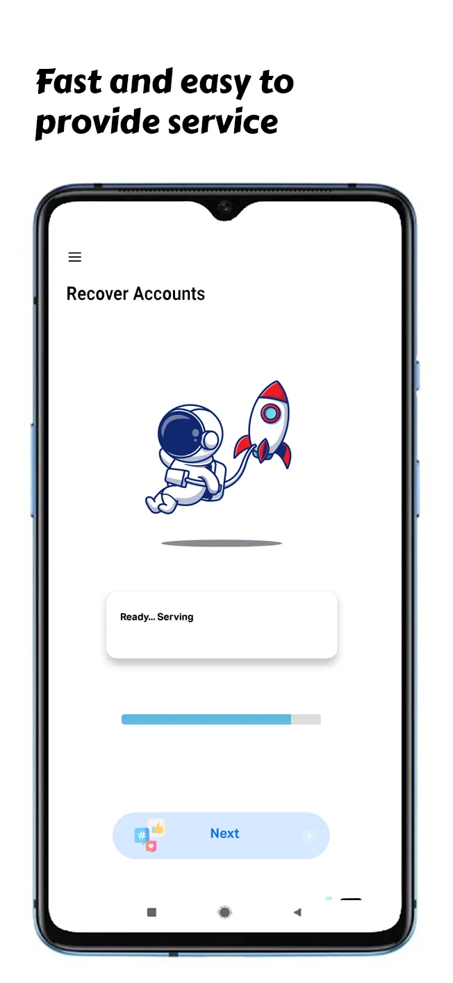 Recover Accounts : How & Tips | Indus Appstore | Screenshot