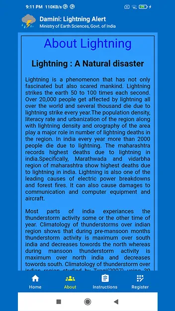 Damini : Lightning Alert | Indus Appstore | Screenshot
