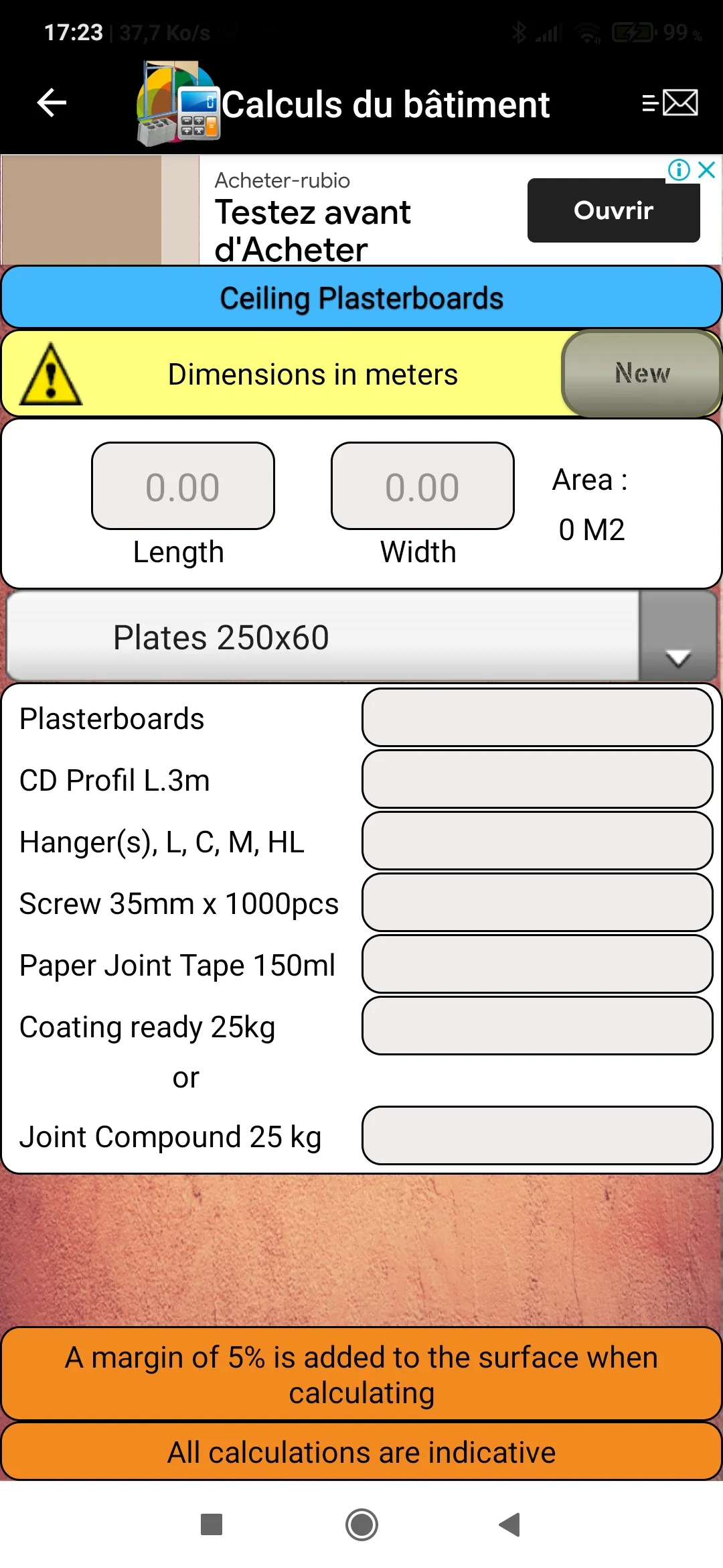 Building calculations | Indus Appstore | Screenshot