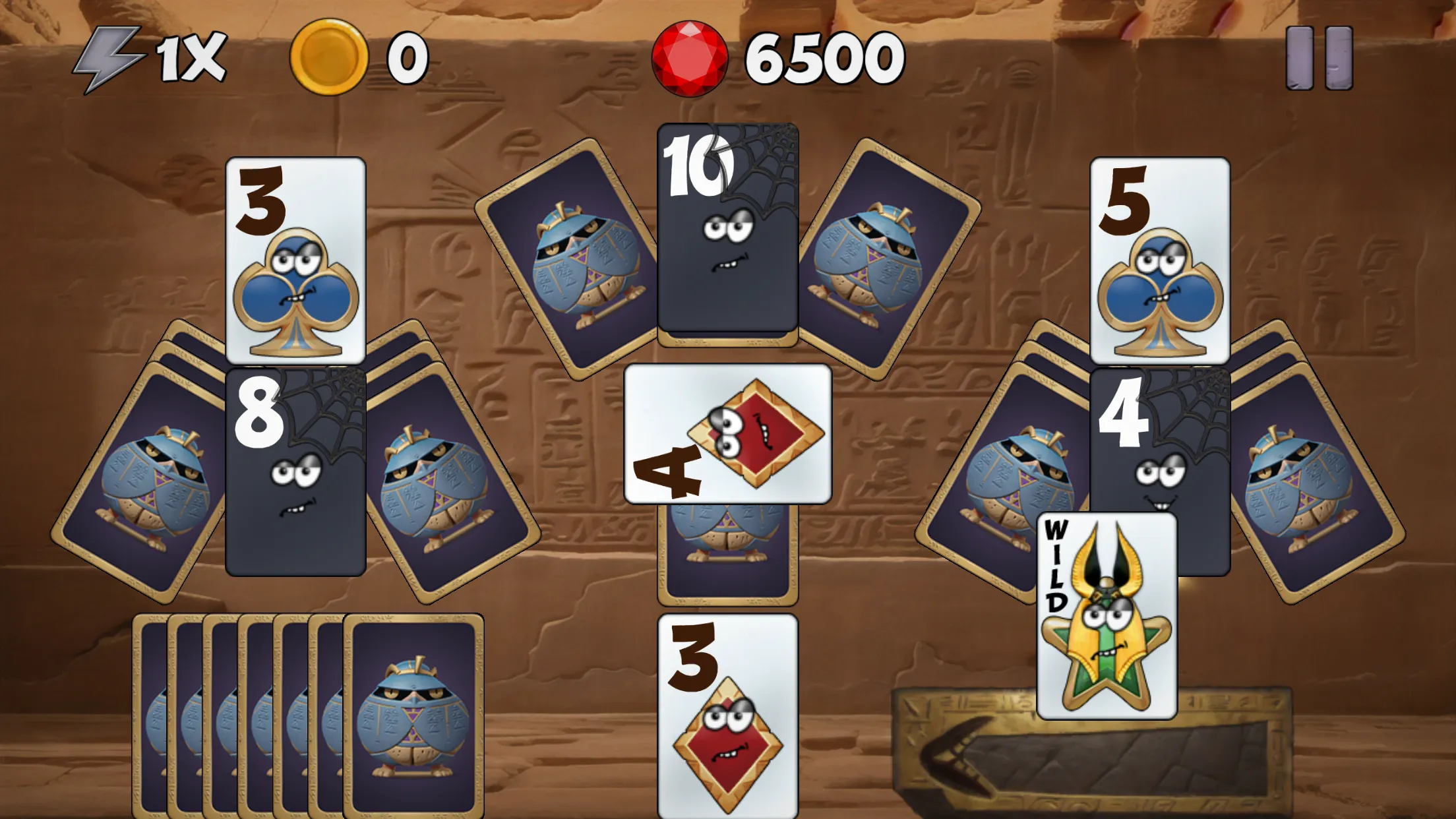 Tricky Tut Solitaire | Indus Appstore | Screenshot