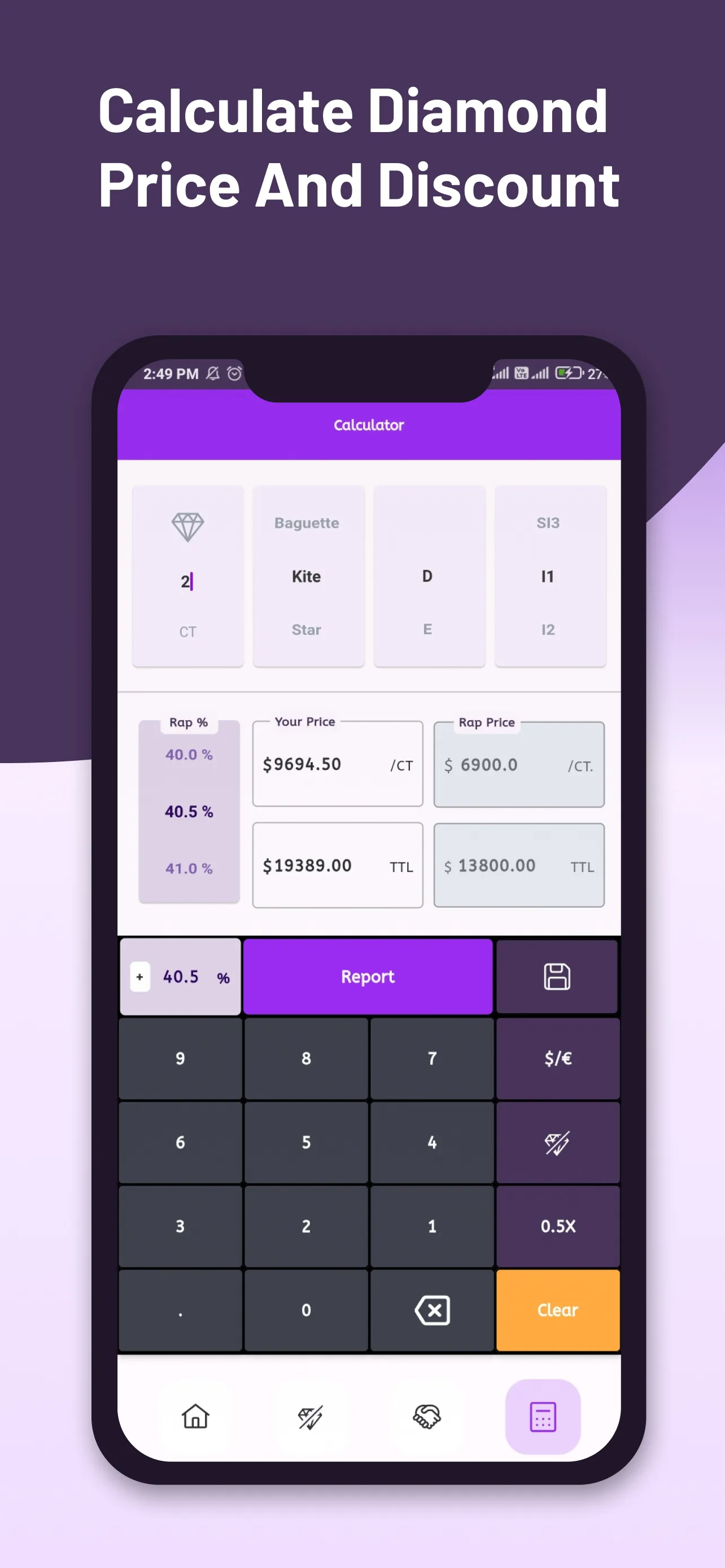 Diamond Rap Calc | Indus Appstore | Screenshot