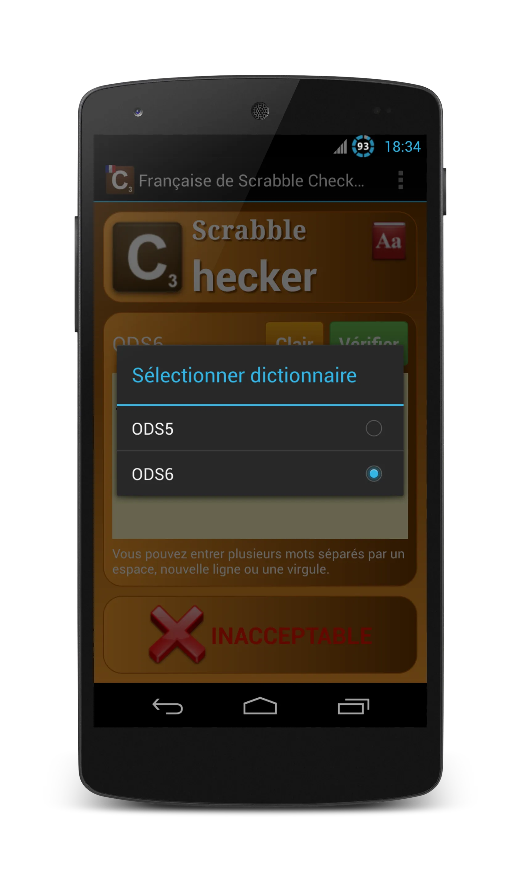 Word Checker - French | Indus Appstore | Screenshot