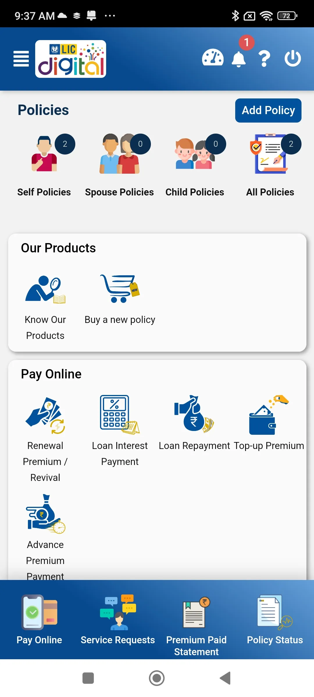 LIC Digital | Indus Appstore | Screenshot