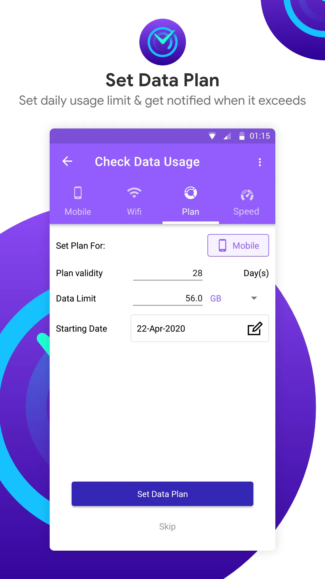 Check Internet Data Usage | Indus Appstore | Screenshot