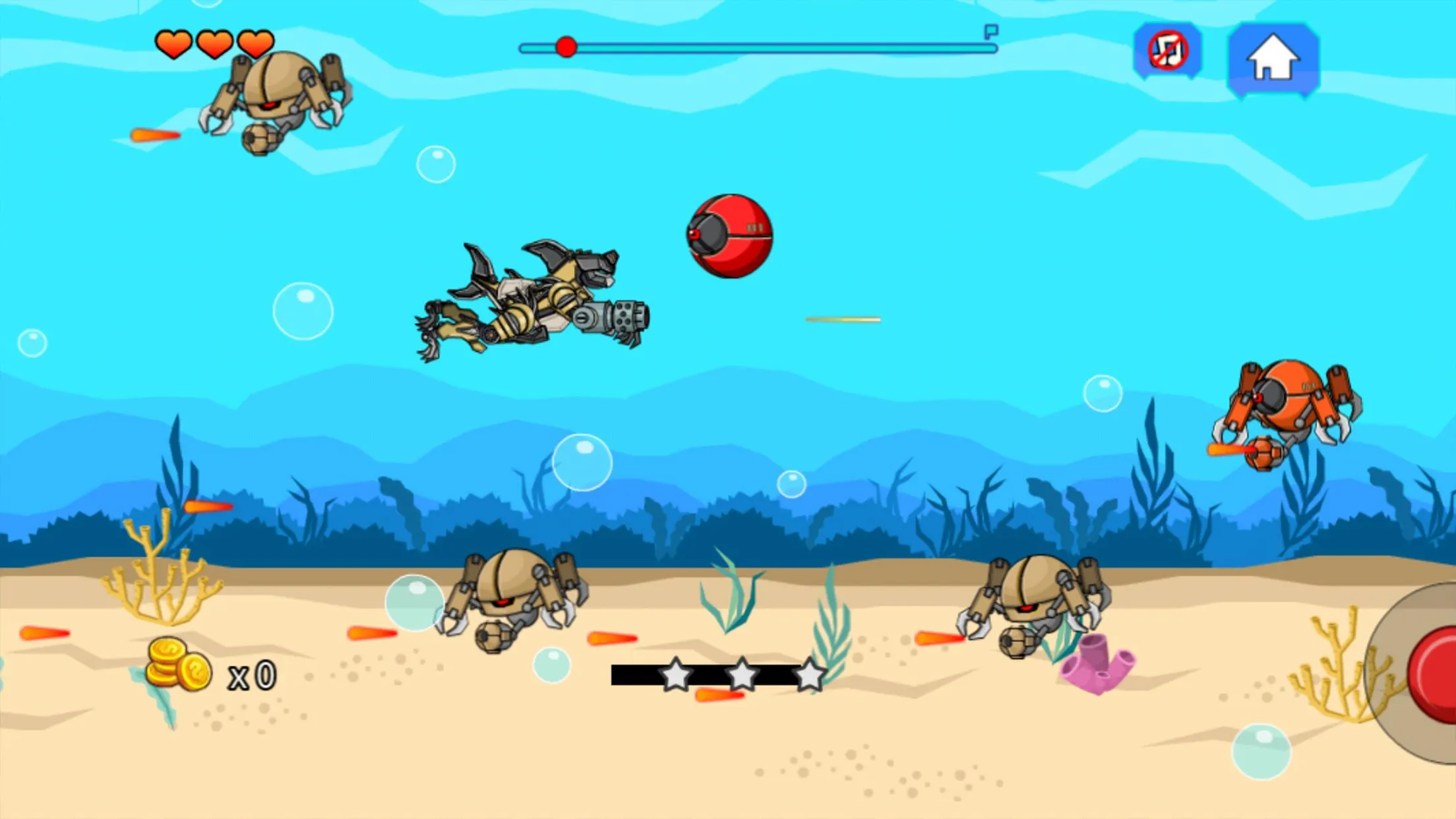 Robot Shark Attack | Indus Appstore | Screenshot