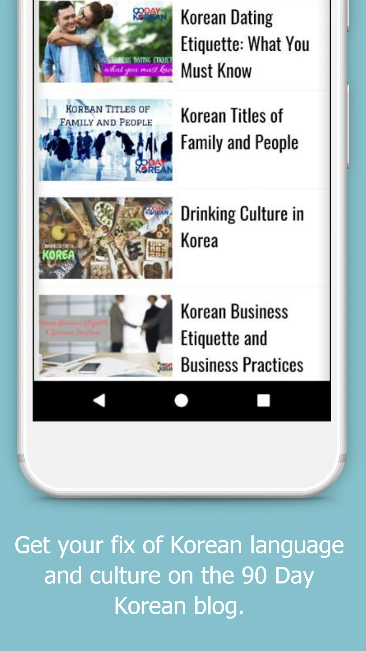 90 Day Korean | Indus Appstore | Screenshot