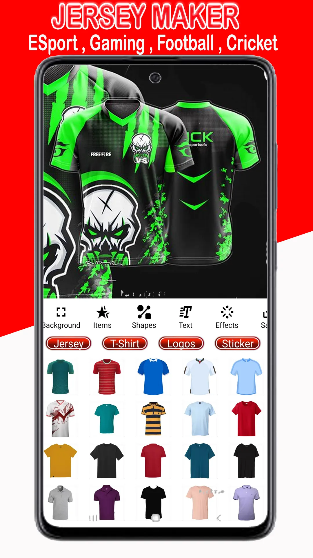 Jersey Maker Esports Gamer Art | Indus Appstore | Screenshot