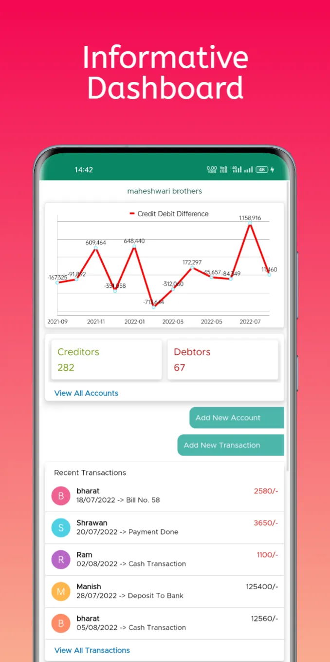 Accounts Plus - Ledger Book | Indus Appstore | Screenshot